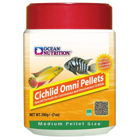 Cichlid Omni Pellets (small or medium pellets)